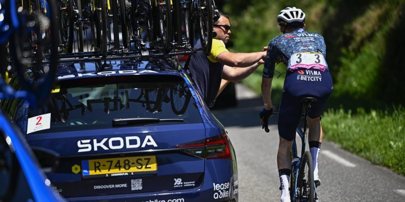 Visma | Lease a Bike stopt per direct met ploegcommunicatie op tv