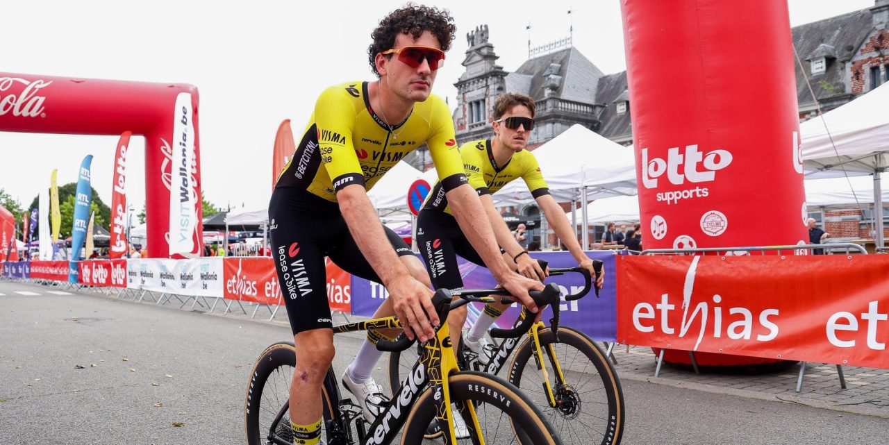 Aanvallende Tour de Wallonie voor Visma | Lease a Bike, geen breuken Loe van Belle