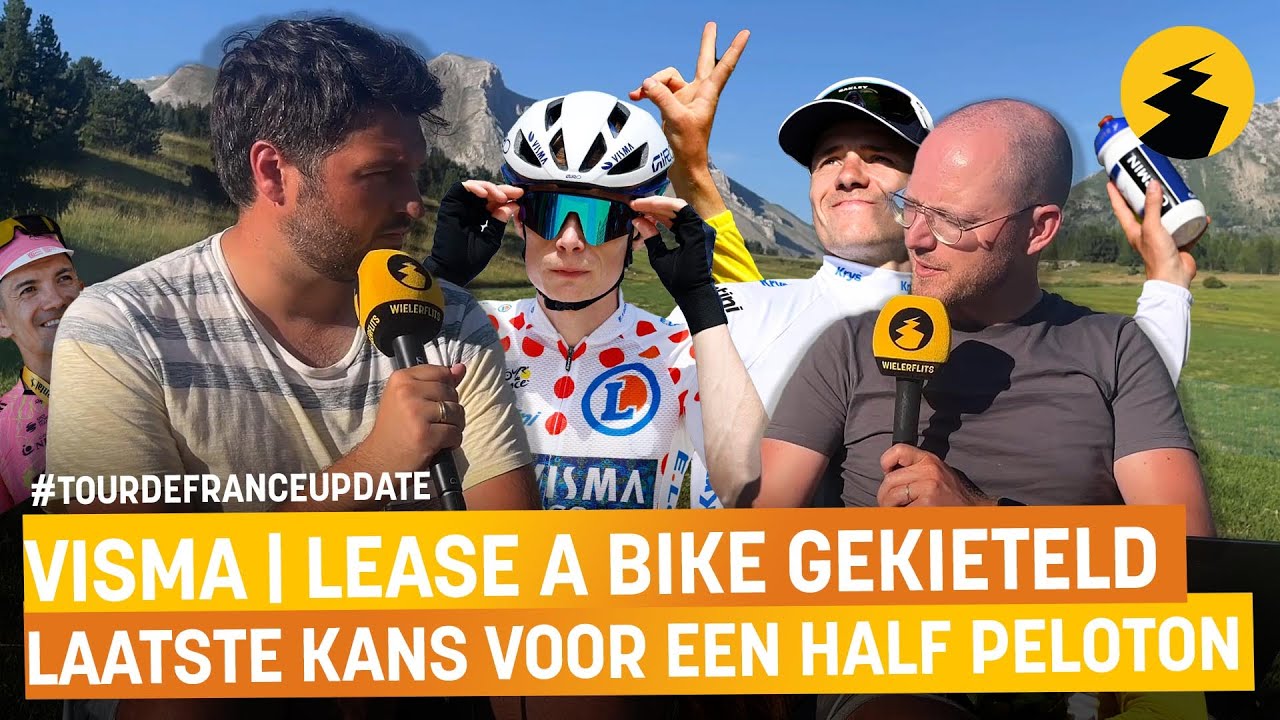 Visma | Lease a Bike bergop gekieteld en de laatste kans voor een half peloton