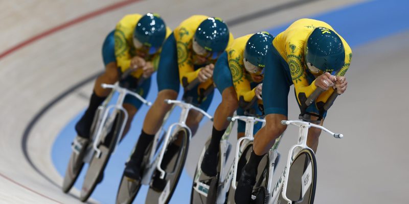 Parijs 2024: Australië wint zinderende finale ploegenachtervolging