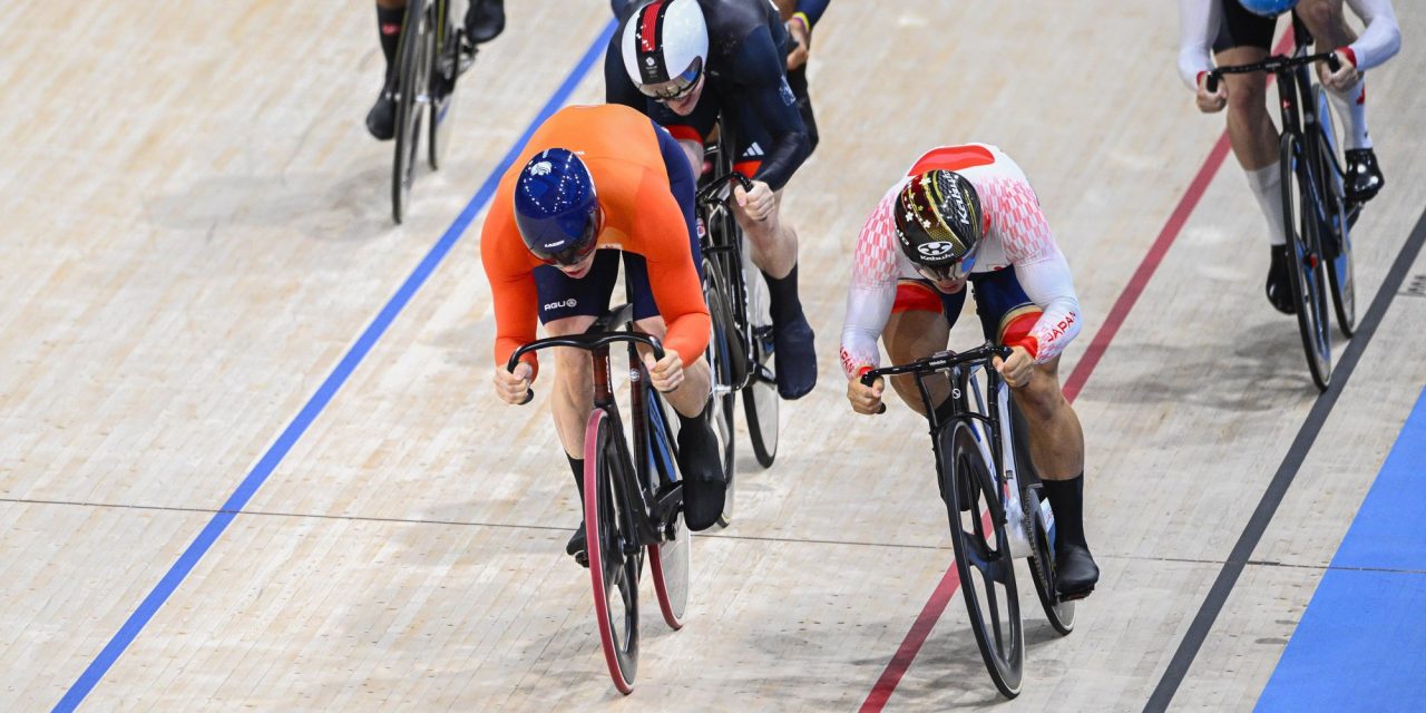 Parijs 2024: Harrie Lavreysen mag strijden om goud in finale keirin, Jeffrey Hoogland vroeg uitgeschakeld