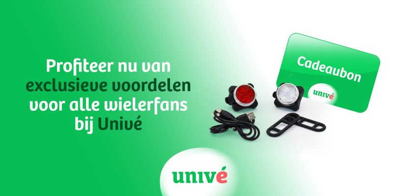 Univé introduceert exclusieve voordelen voor wielerfans: gratis fietslampjes en top fietsverzekering