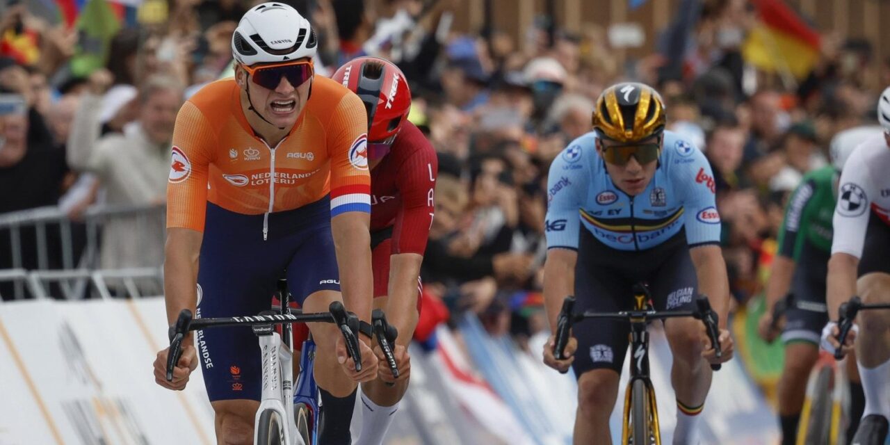 Evenepoel over Van der Poel en Van Aert: WK-parcours is echt moeilijk voor zwaardere mannen