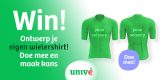 Maak met Univé kans op een uniek door jou ontworpen wielershirt