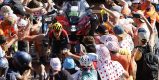 Immense drukte op Alpe d’Huez: verkeer mag de berg niet meer op