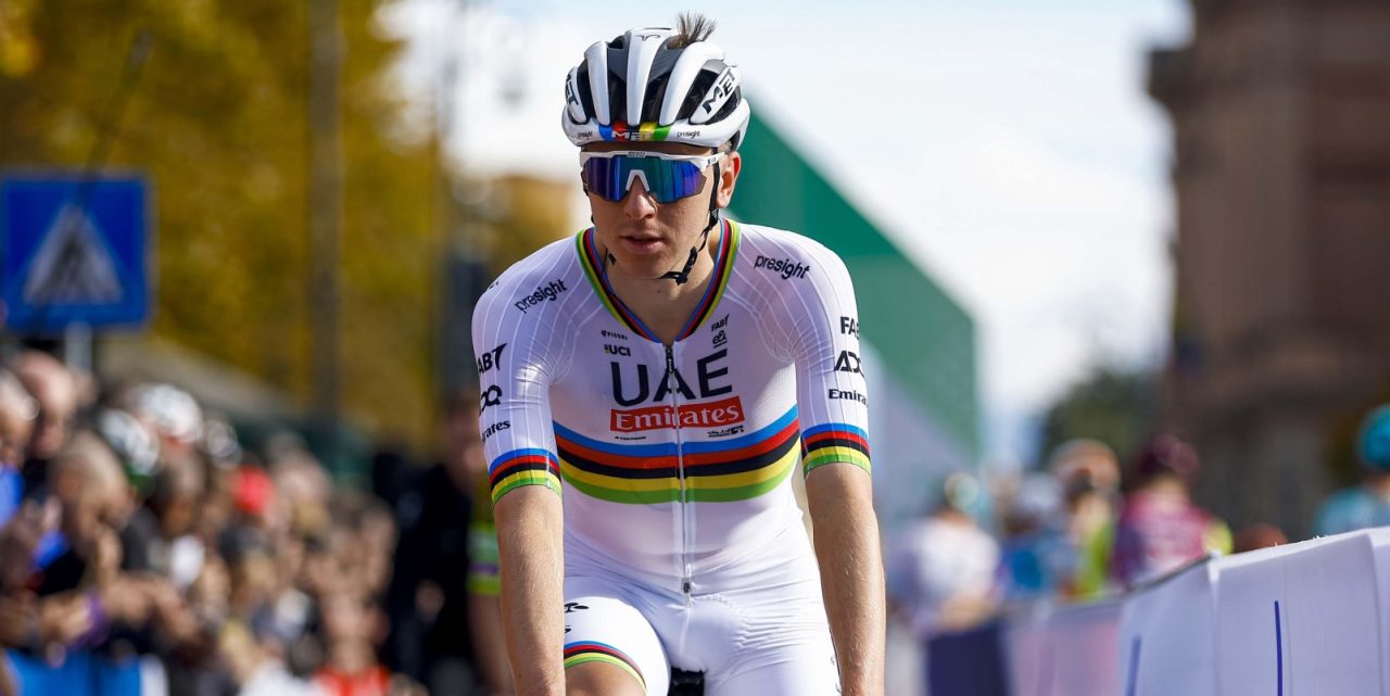 Wereldkampioen Tadej Pogacar blikvanger in BeKING-criterium van ex-ploegmaat Matteo Trentin