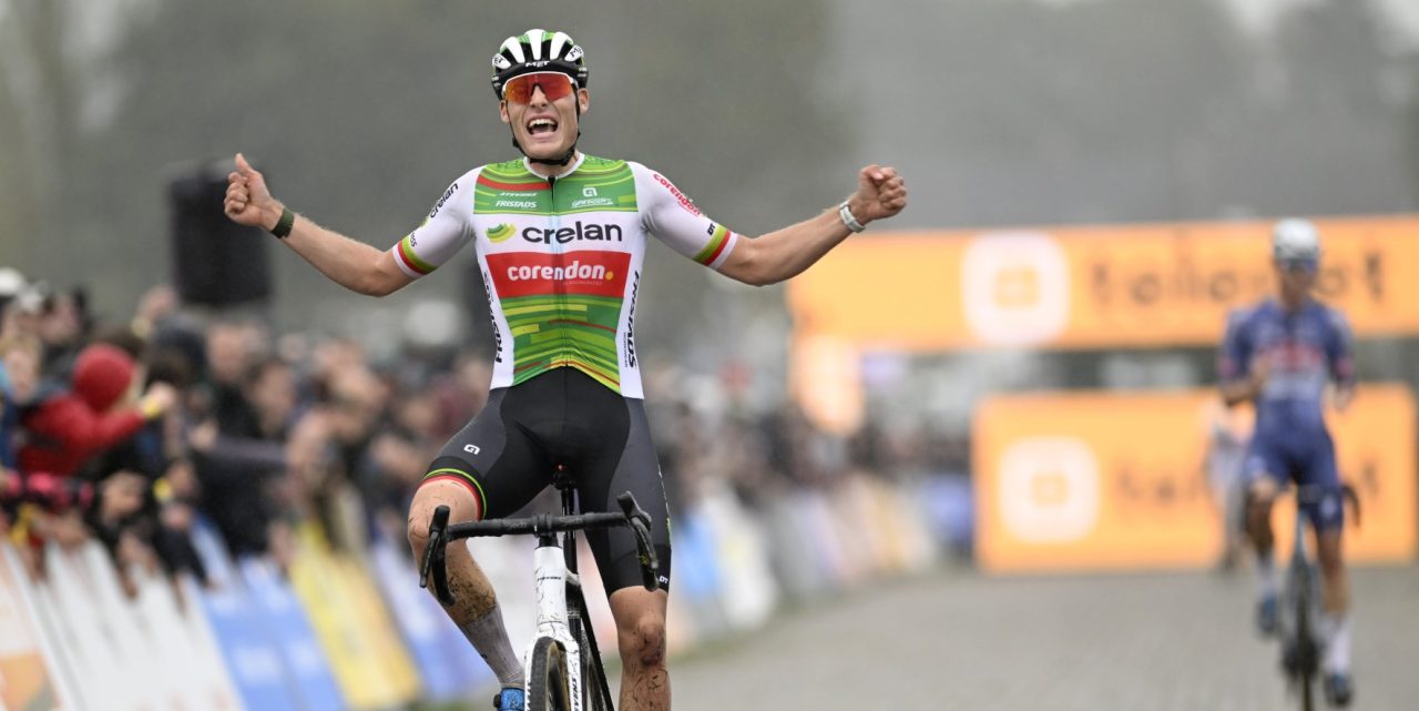 Het werd ‘zwart voor de ogen’ bij winnaar Joran Wyseure in Superprestige Ruddervoorde
