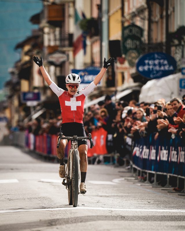 Sina Frei soleert naar goud op EK Gravel in Veneto, Tessa Neefjes buiten top-10