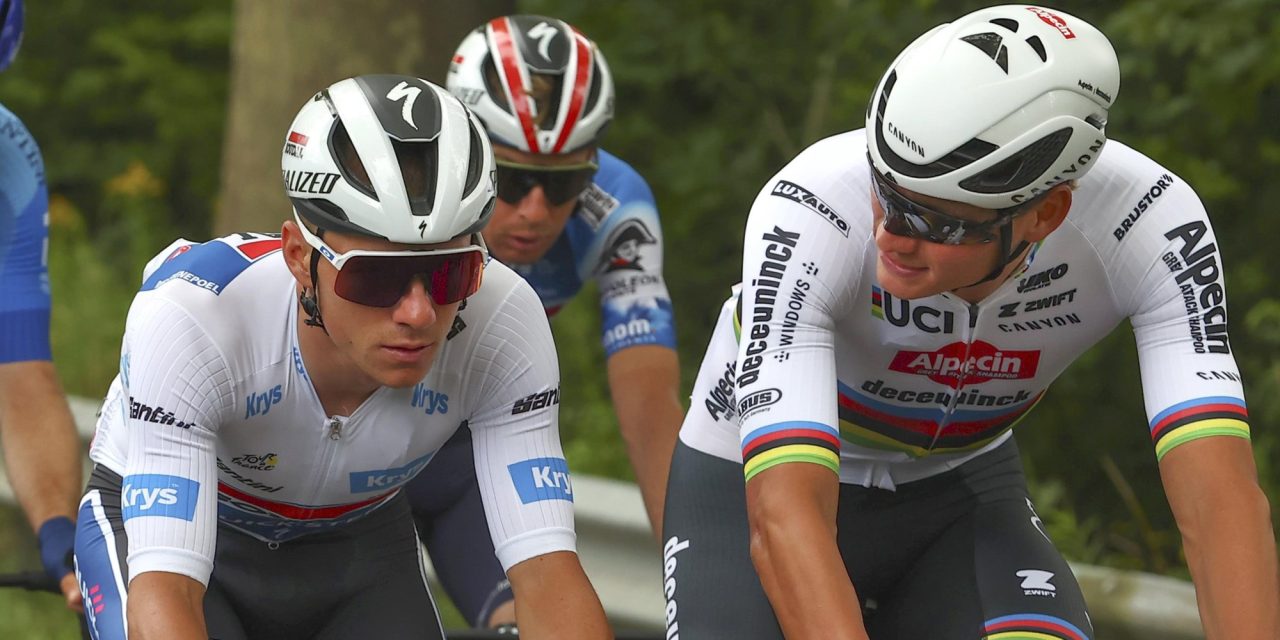 Ploegmaat vergelijkt Van der Poel en Evenepoel: “Mathieu is relaxter, Remco is keihard”