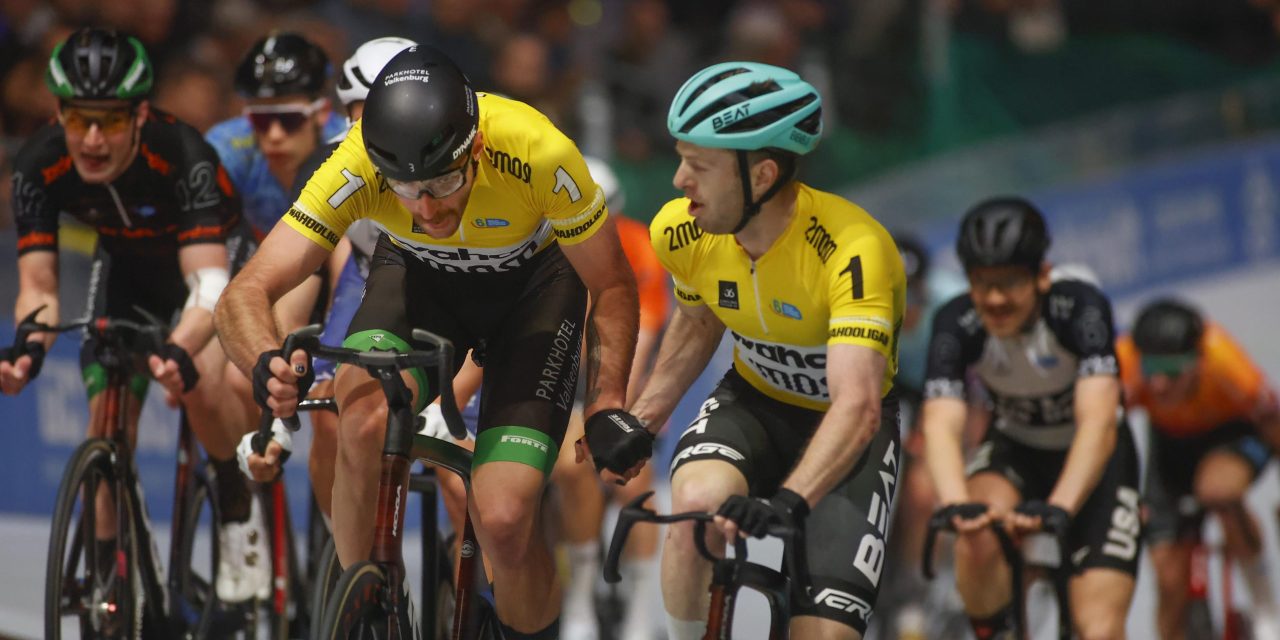 Jan-Willem van Schip en Yoeri Havik blijven leiders in Zesdaagse Rotterdam