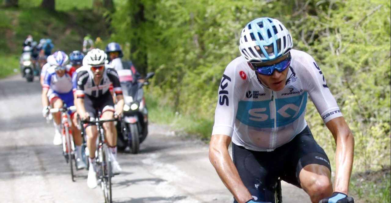 Chris Froome kan het weten: “Renners zetten alles op het spel op de Colle delle Finestre”