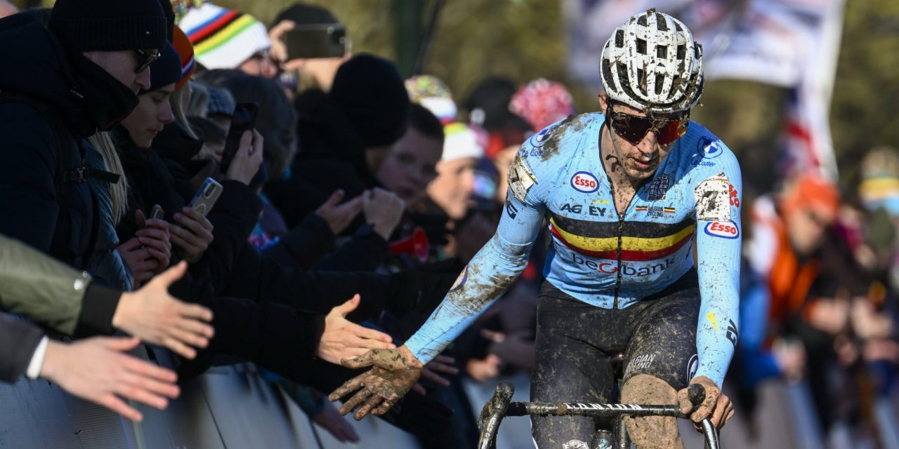 Jente Michels baalt van brons in ‘stoempcross’ en geeft Wout van Aert ‘grote kans’