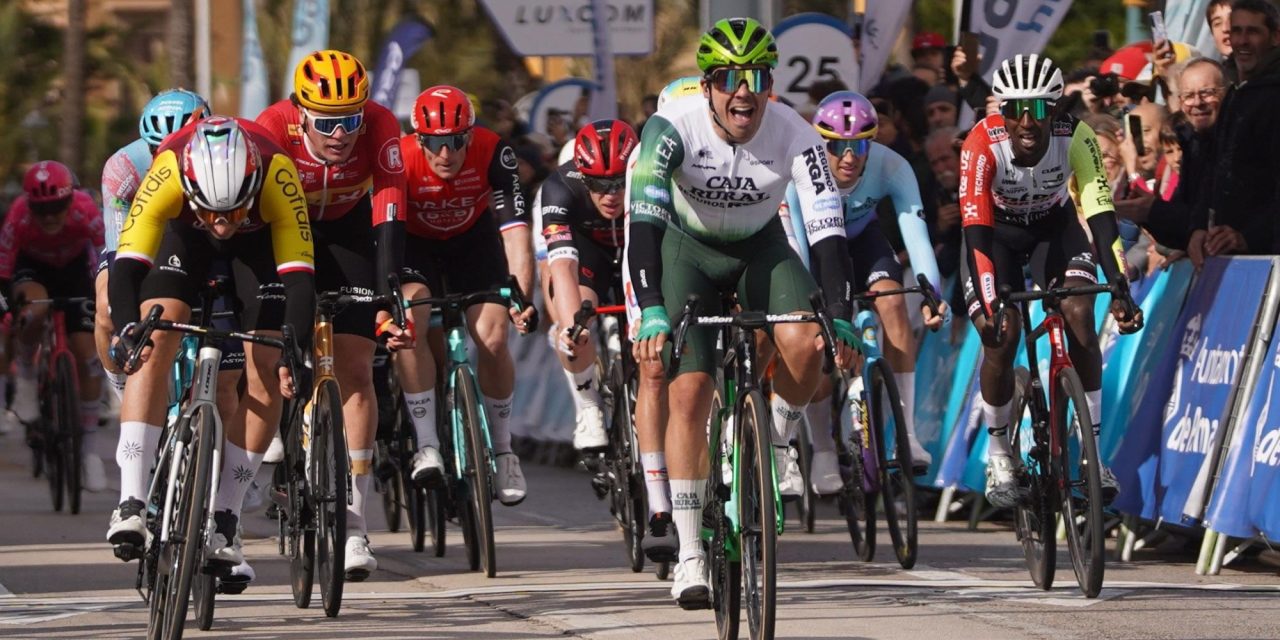 Iúri Leitão verrast andere sprinters met late uitval in Trofeo Palma