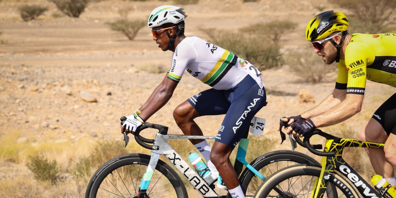 Afrikaans kampioen Henok Mulubrhan de snelste op lastige aankomst in Tour du Rwanda