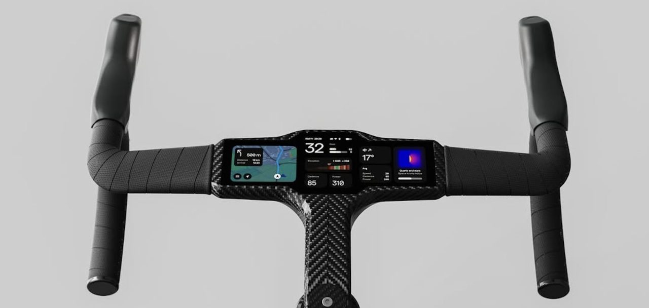 High-tech of gevaarlijk? Flite toont ‘slim’ fietsstuur met geïntegreerd scherm
