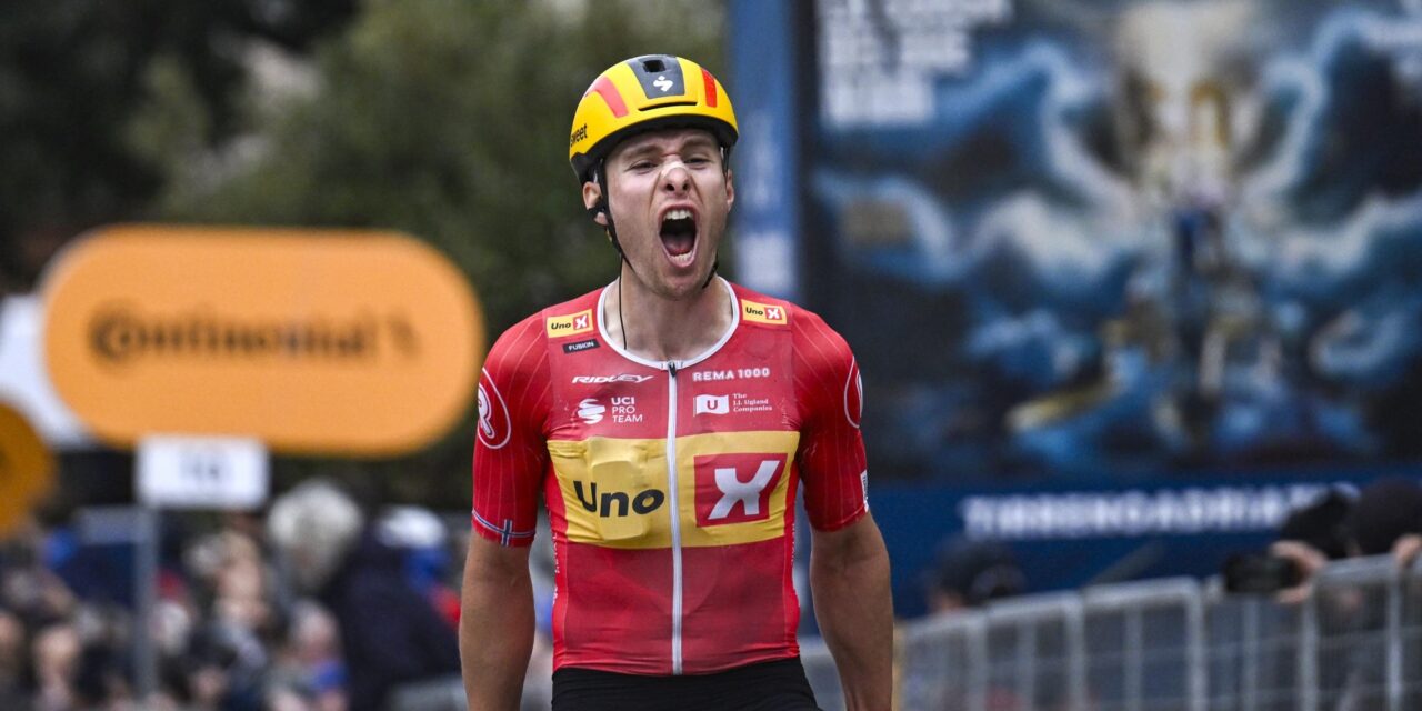 Vluchter Fredrik Dversnes houdt toppers achter zich in Tirreno-Adriatico, Van der Poel tweede