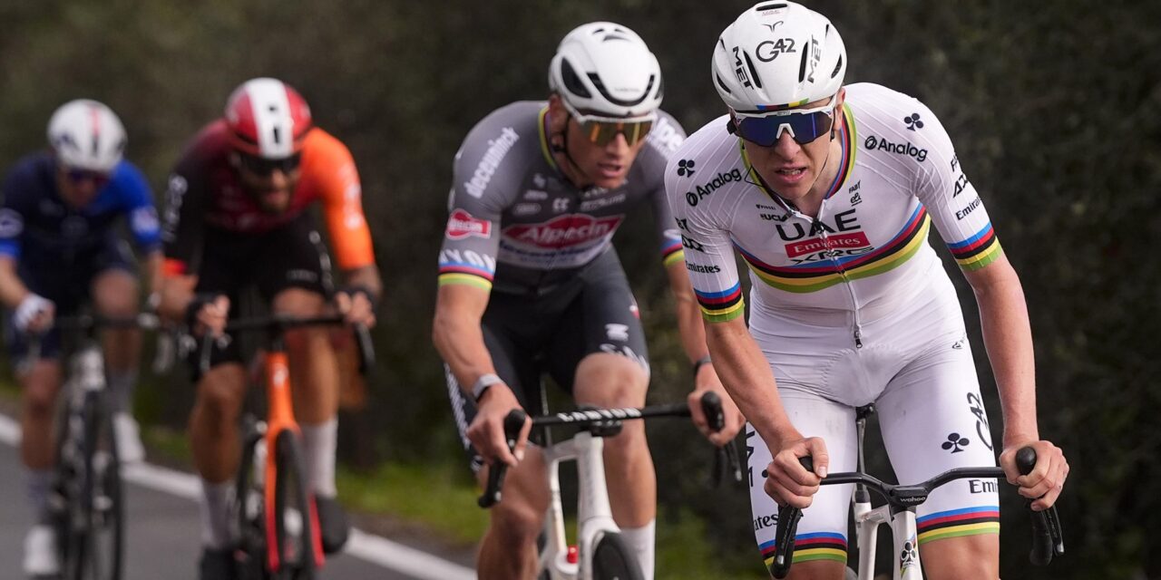 UAE Emirates zag Pogacar ‘iets te vroeg’ aanvallen, maar kan leven met resultaat in San Remo