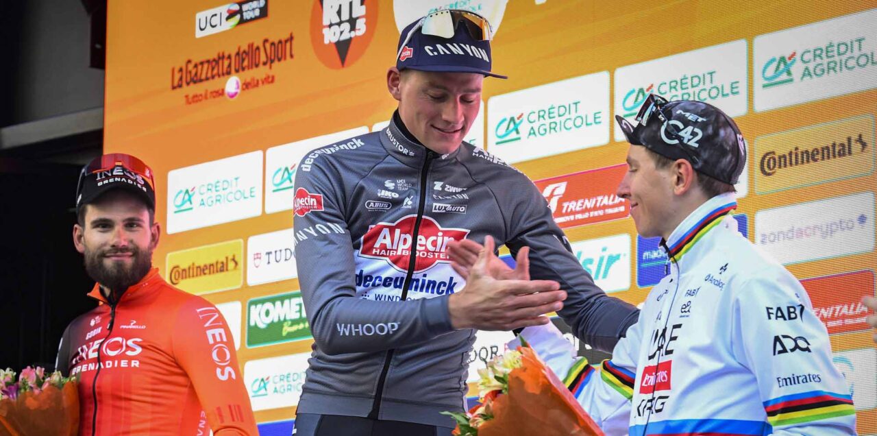 Mathieu van der Poel overklast Tadej Pogacar met actie vol bravoure