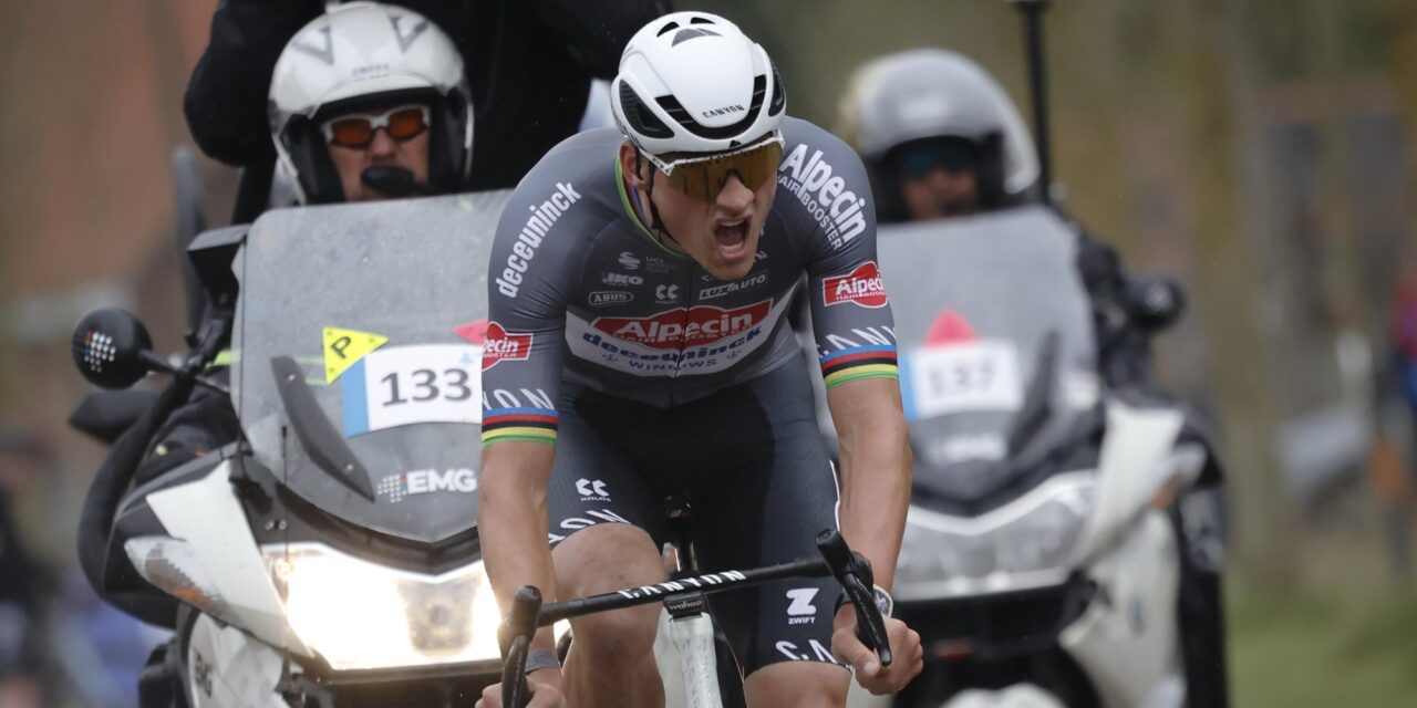Mathieu van der Poel over spuugincident: “Zulke mensen kunnen beter niet naar de koers komen”
