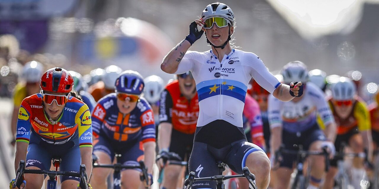 Lorena Wiebes droomt na knappe zege in Gent-Wevelgem nog niet van Ronde van Vlaanderen