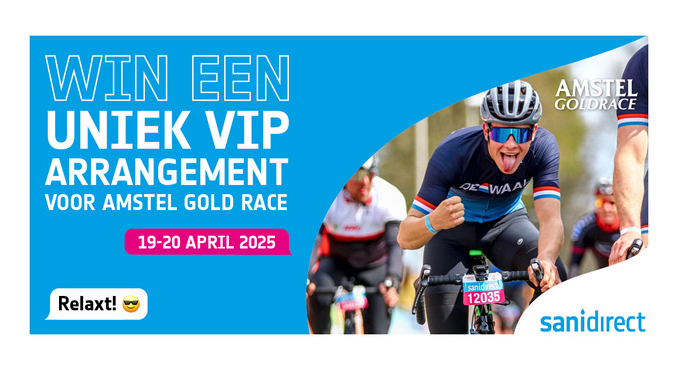 Winactie: Maak kans op een uniek VIP-arrangement voor de Amstel Gold Race met Sanidirect
