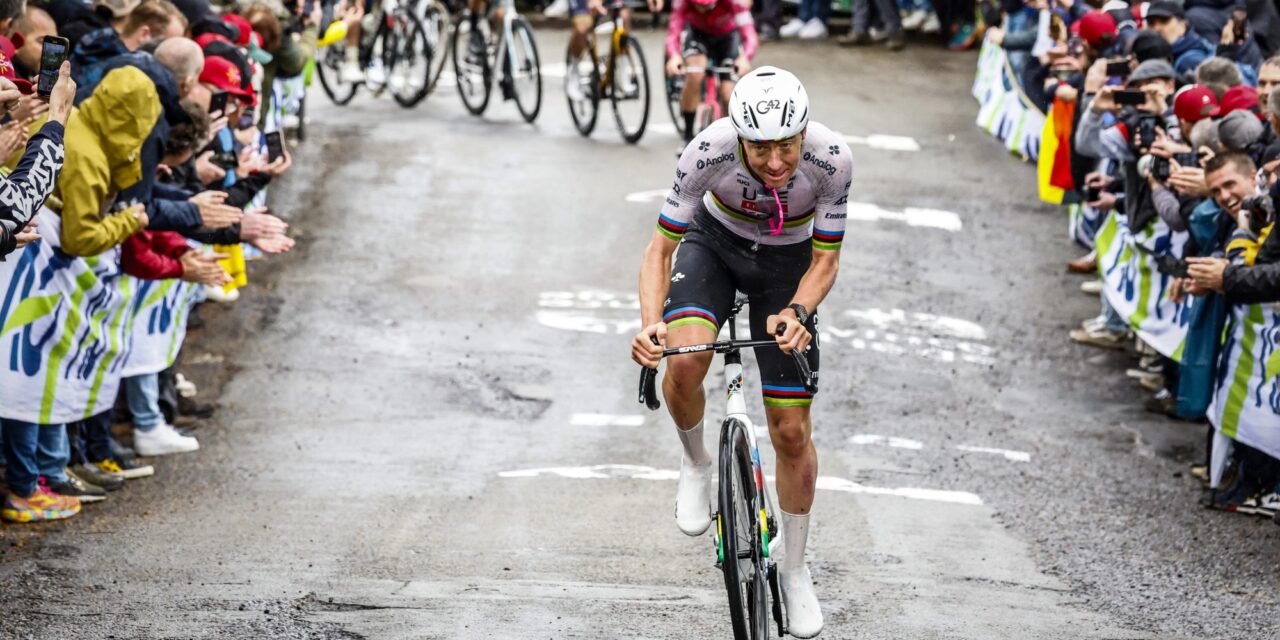 Piepjonge top 10 in Waalse Pijl, met Pogacar als ouderdomsdeken, baart Van Avermaet zorgen