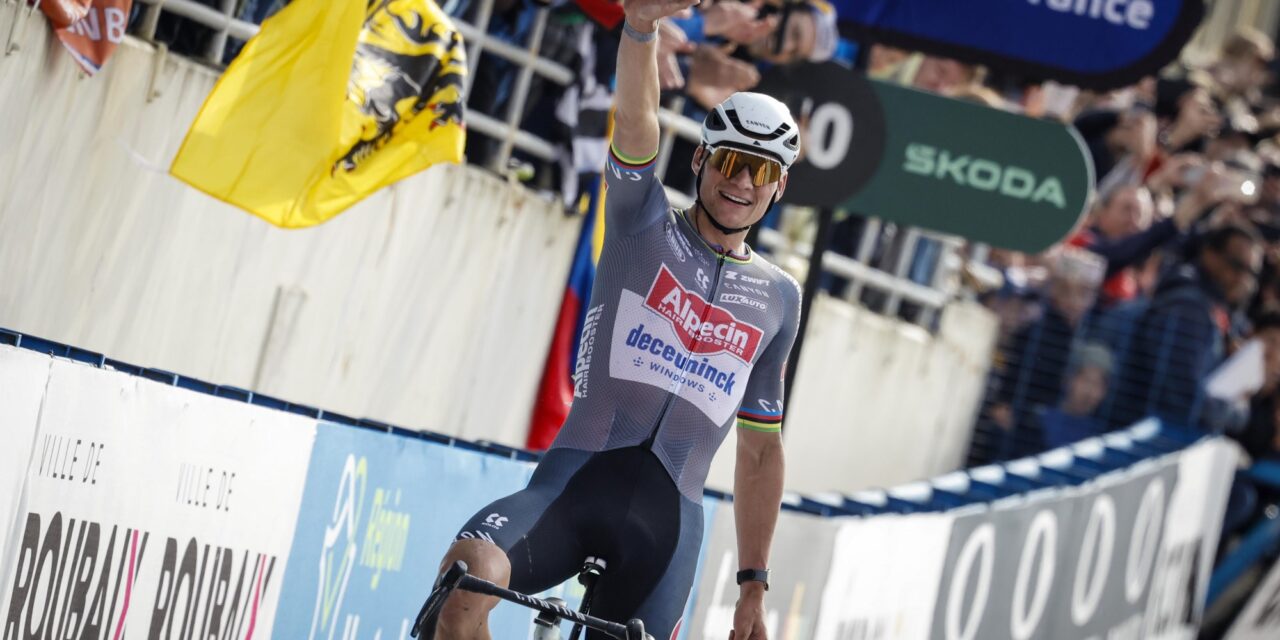 Mathieu van der Poel kan zondag wielergeschiedenis schrijven in Parijs-Roubaix