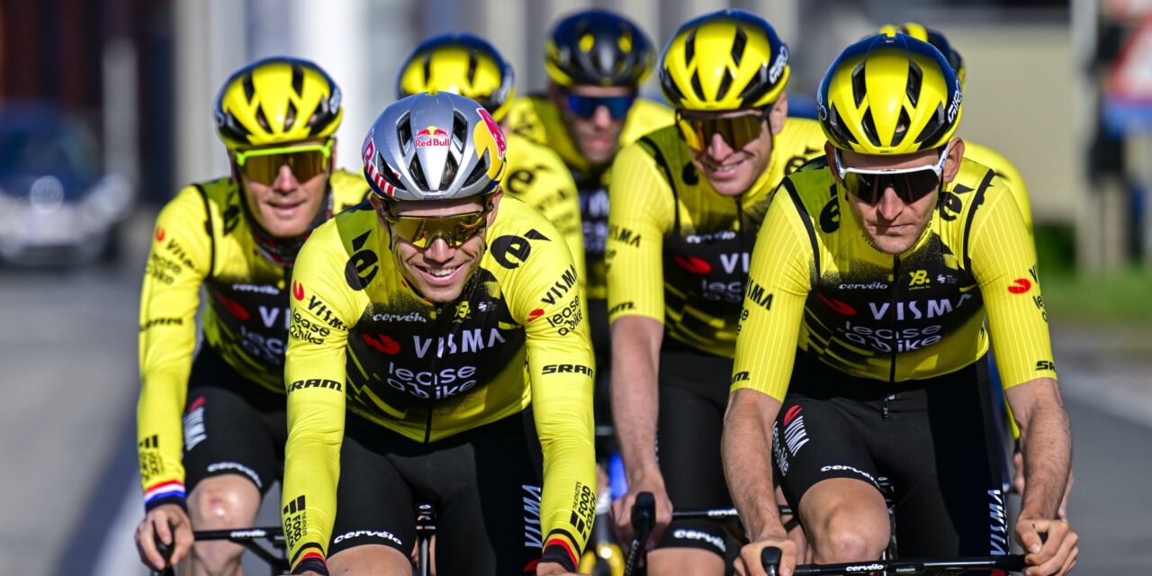 Visma | Lease a Bike hoopt stiekem op Ben Tulett naast Wout van Aert en Tiesj Benoot in Amstel Gold Race