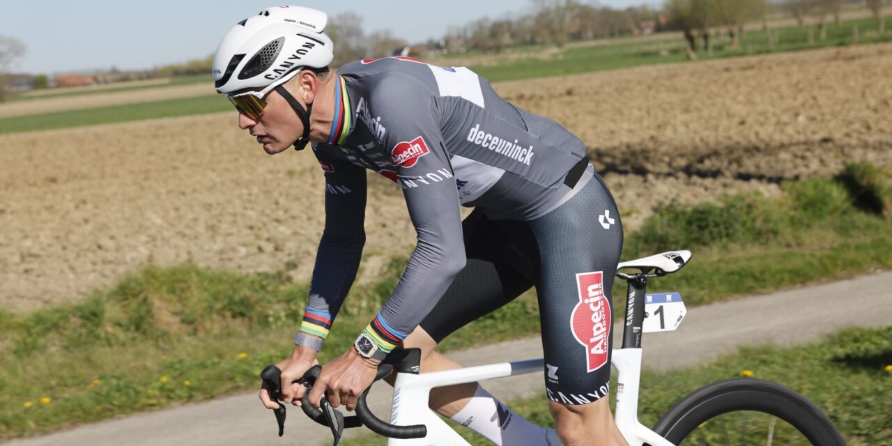 Mathieu van der Poel was drie dagen ziek in aanloop naar Ronde van Vlaanderen