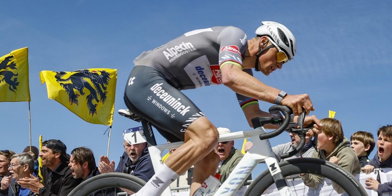 Mathieu van der Poel zat al vroeg op de limiet: “Ik heb mezelf op wilskracht naar podium geknokt”