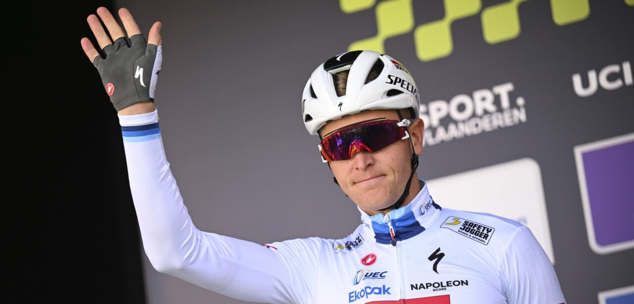 Tim Merlier denkt (nog) niet aan de groene trui: “Van der Poel en Van Aert hebben meer kans”