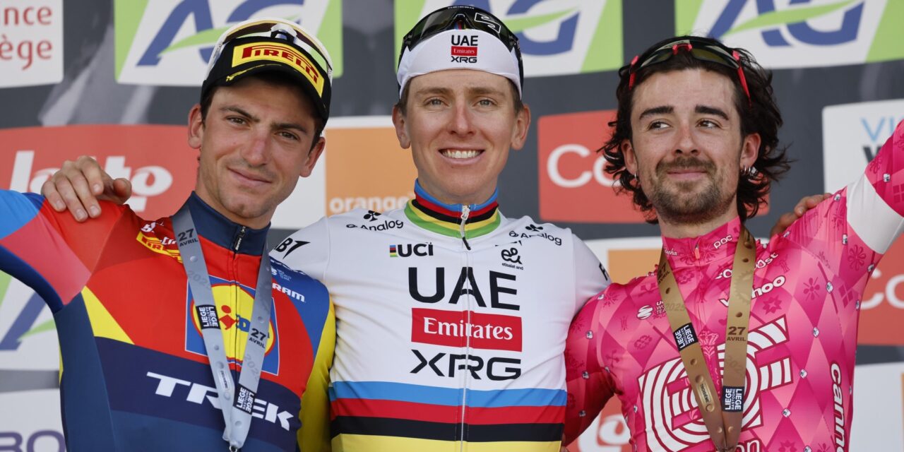 Ciccone en Healy blij met podiumplekken achter Pogacar: “We lieten Tadej zijn ding doen”