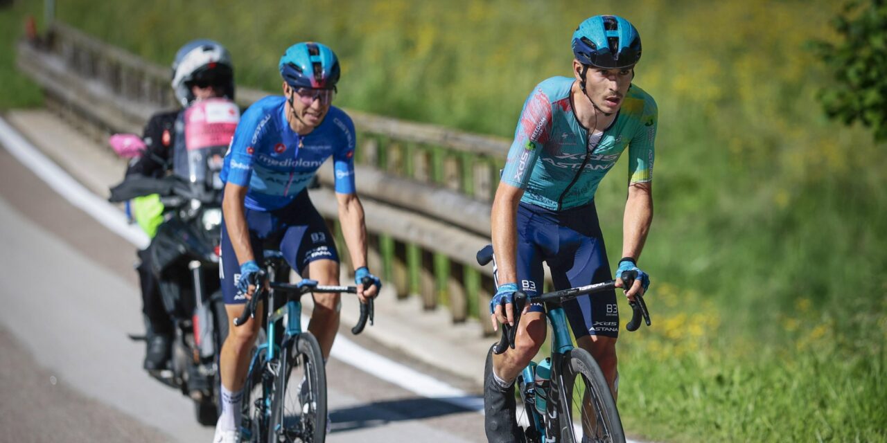Giro 2025: Blauwe bergtrui kan XDS Astana vier dagen voor het einde niet meer ontglippen