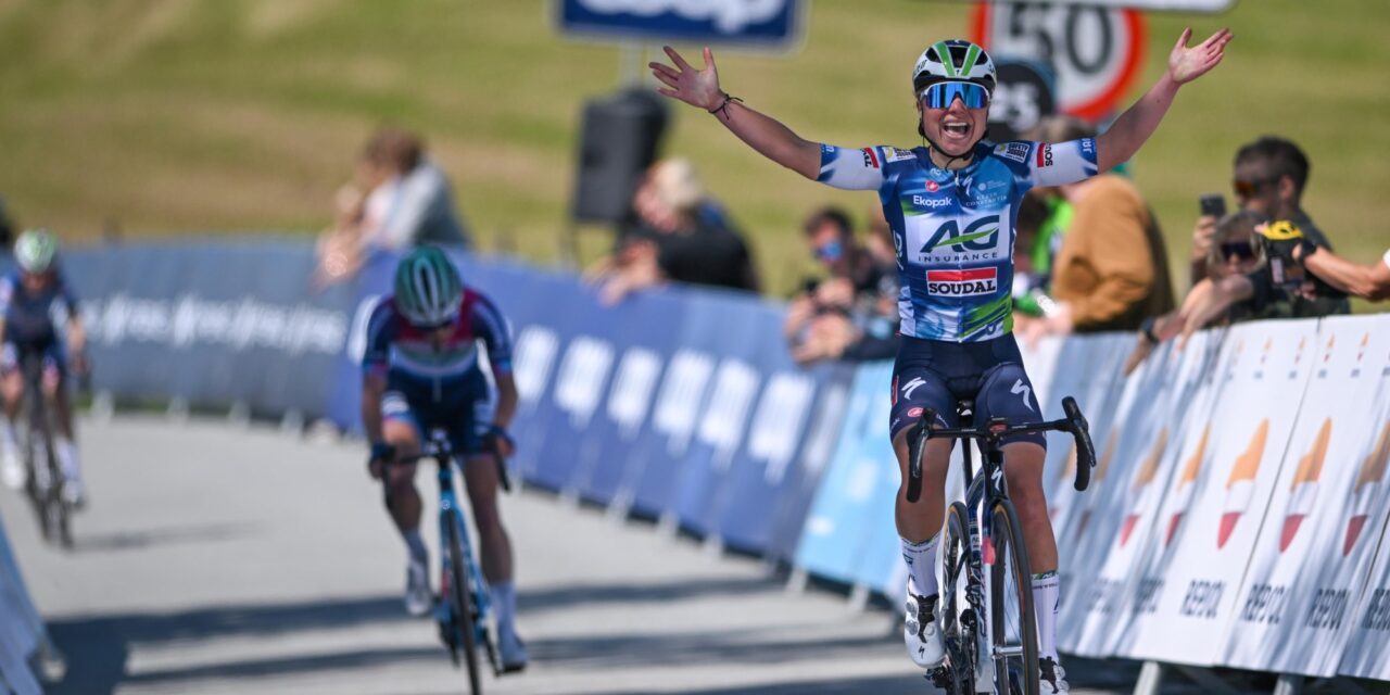 Justine Ghekiere bekroont goede vorm met zege in openingsrit Tour of Norway