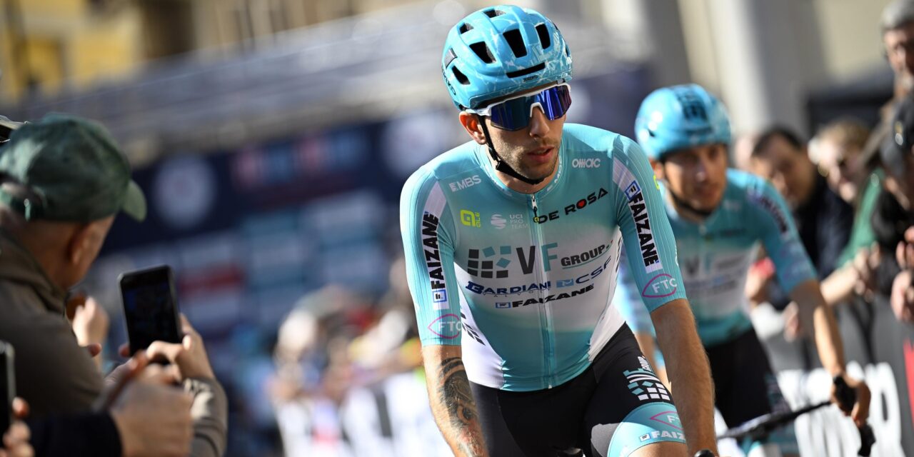 Giro 2025: Martin Marcellusi krijgt gele kaart na gevecht om wiel van Mads Pedersen