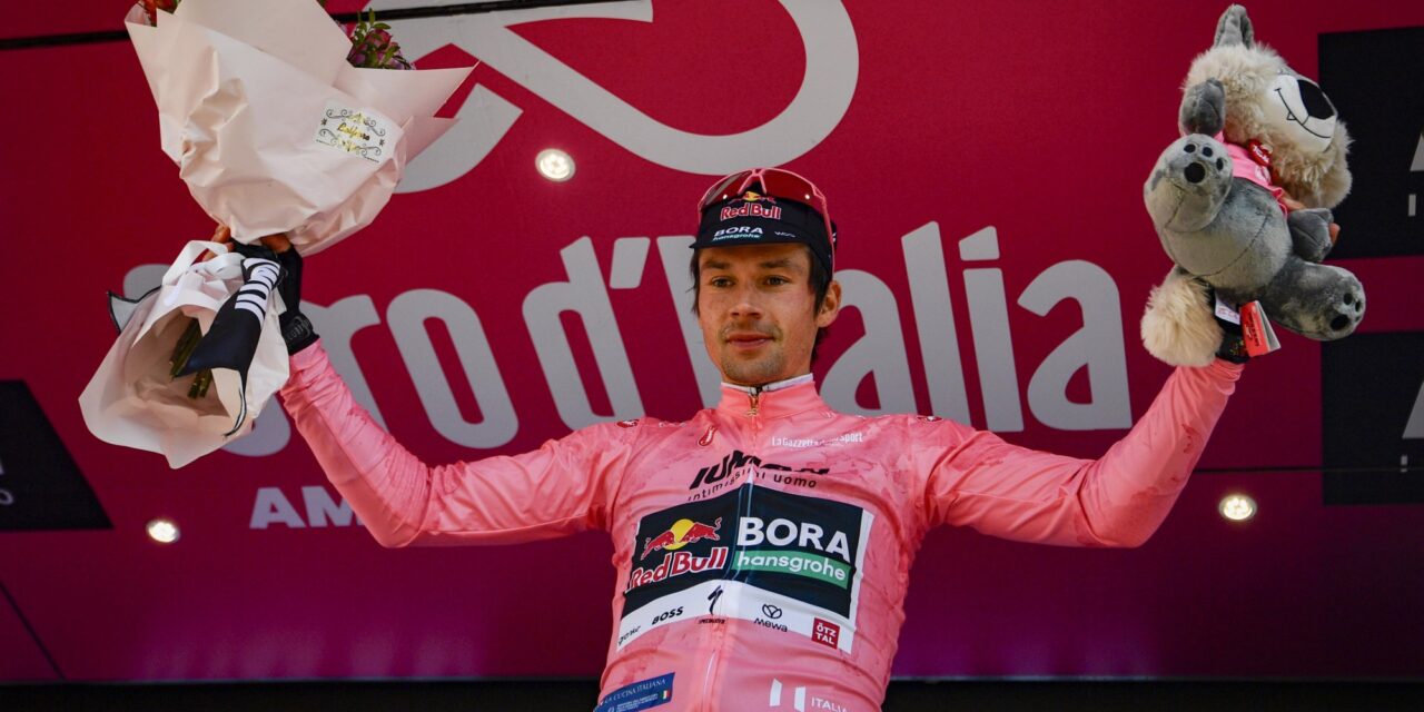 Primoz Roglic nonchalant na tijdsverlies in Giro d’Italia: “Ik ben blij en heb genoten”