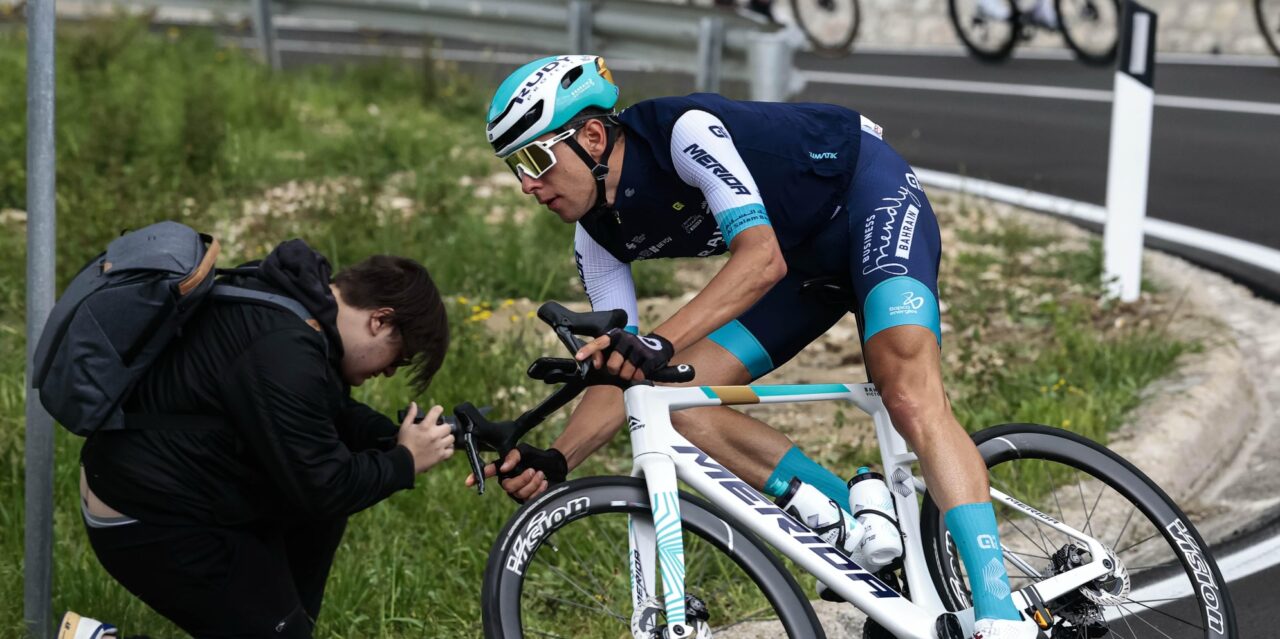 Giro 2025: Antonio Tiberi verliest minuten en had veel angst