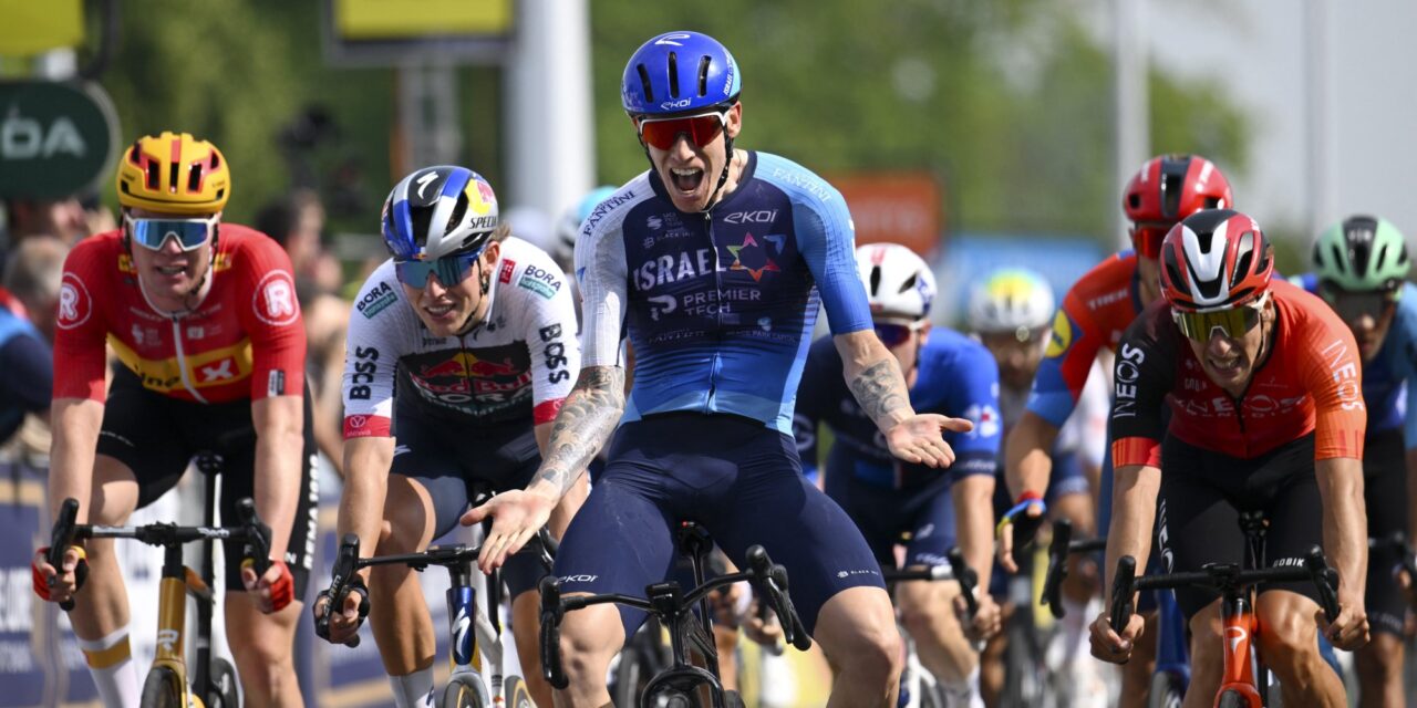Eigenaardig prototype van Factor helpt Jake Stewart aan etappewinst in Dauphiné