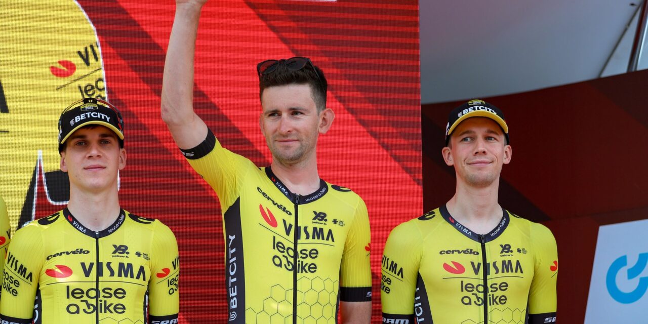 Bart Lemmen (3de) heeft goede benen na Giro d’Italia: “Het kon twee kanten op”
