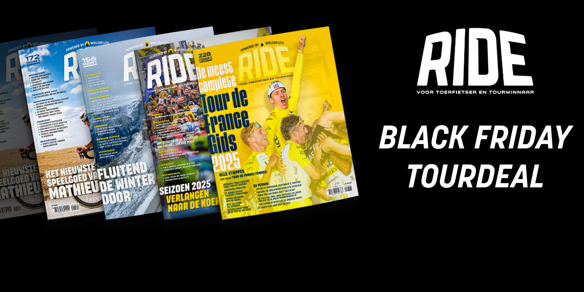 Black Friday Tourdeal van RIDE: 5 voor 4, en meer dan een jaar leesplezier!