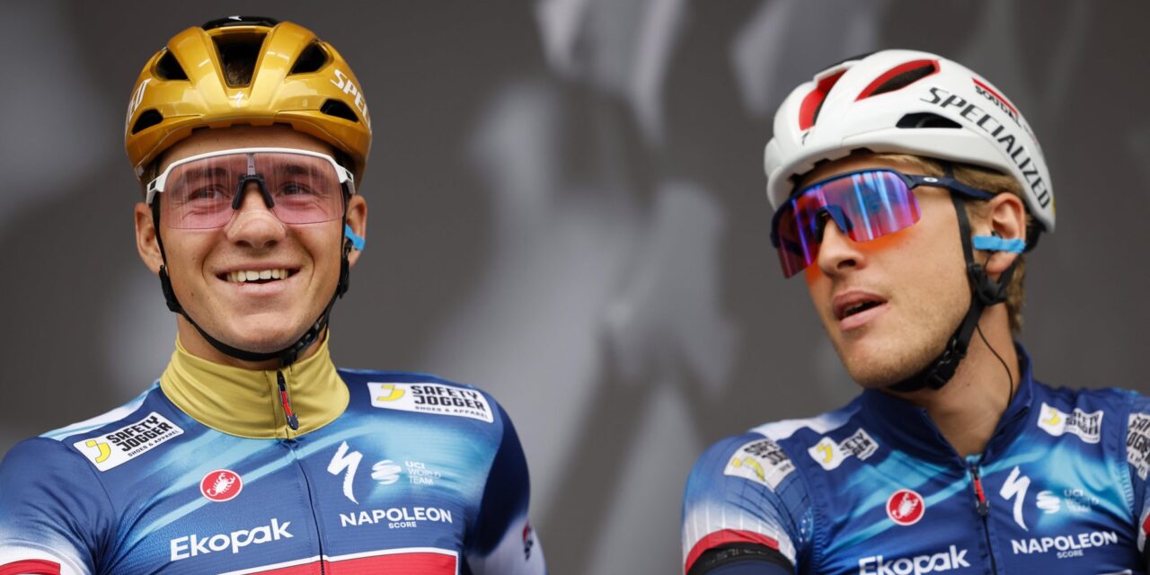 Remco Evenepoel liet ploegmaat halt houden na val Tadej Pogacar: “Stop, stop, stop!”