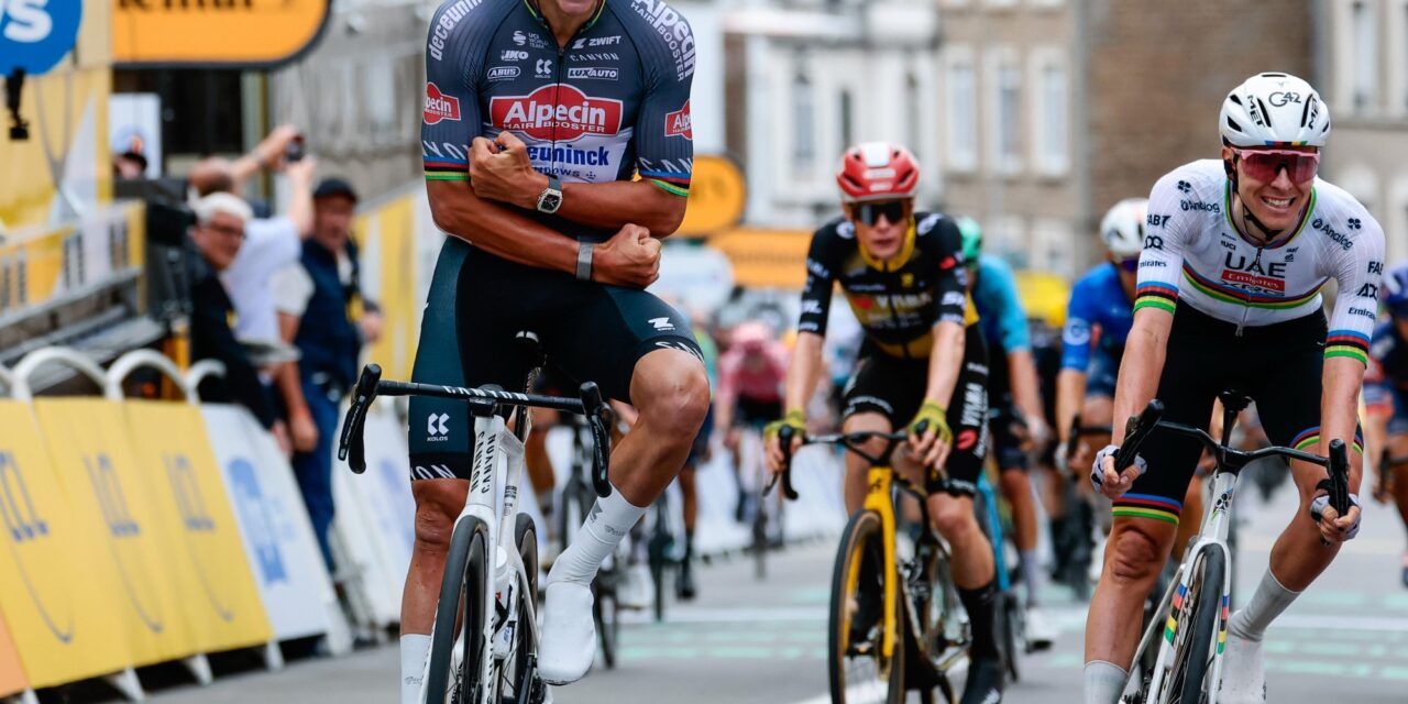 Jonas Vingegaard grapt na derde plek achter Van der Poel en Pogacar: “Ik ben nu een sprinter”
