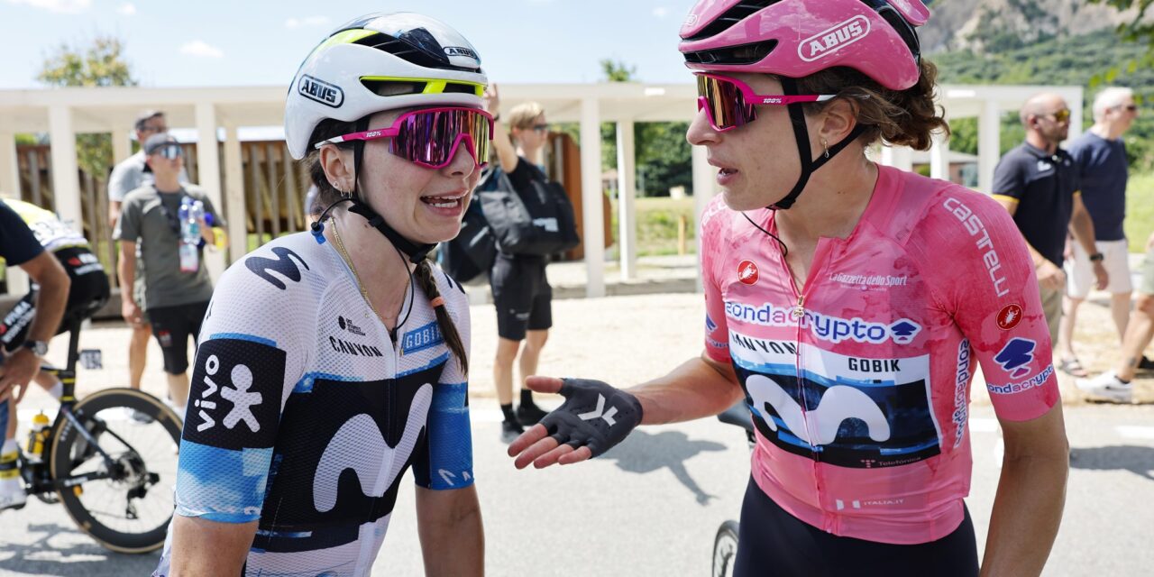 Tour Femmes 2025: Uitdaagster Marlen Reusser allesbehalve fit, moet kokhalzen in mixed zone