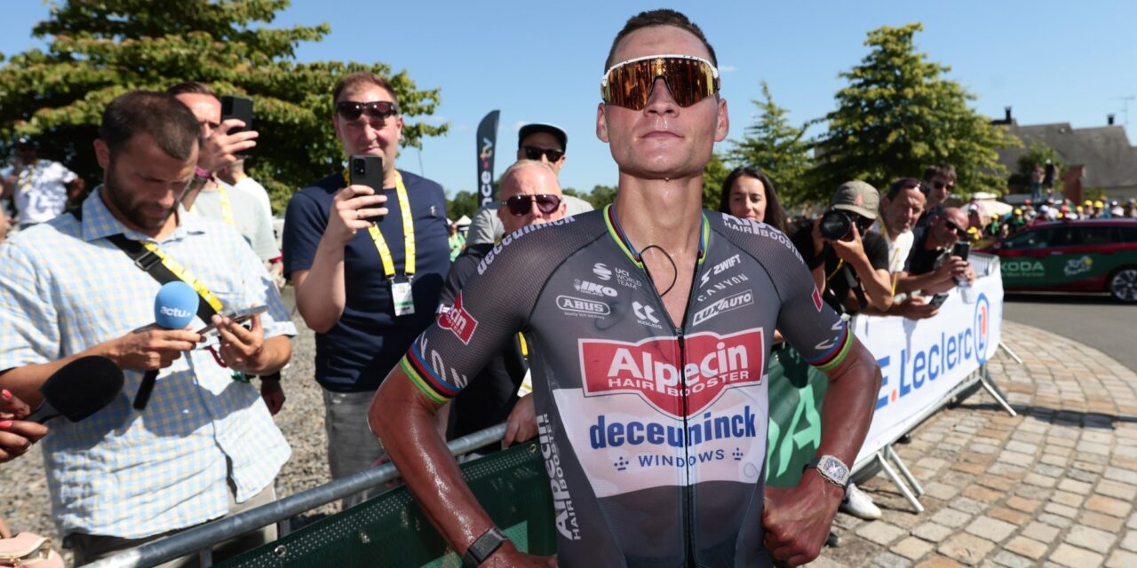 Tour 2025: Mathieu van der Poel schuift Kaden Groves naar voren voor rit naar Laval