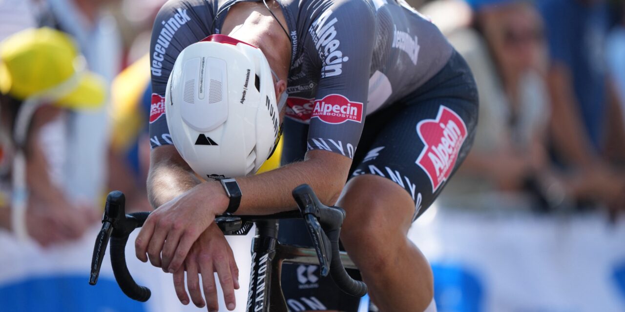 Dit zegt Mathieu van der Poel na zijn bizar lange aanval die het bijna haalde in Tour-rit naar Châteauroux