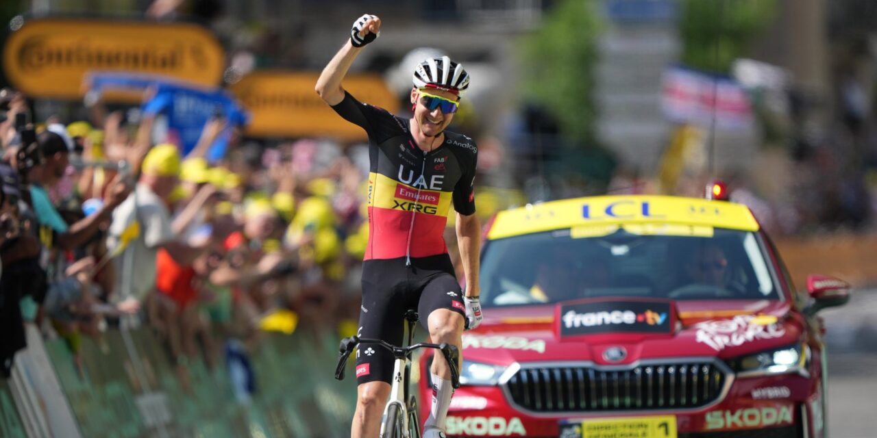 Tour 2025: Tim Wellens wint doldwaze overgangsrit na solo van 43 kilometer, Campenaerts tweede