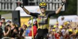 Tour 2025: Sterke Thymen Arensman botst in zware bergrit alleen op Simon Yates, gele trui voor Healy