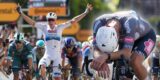 Tour 2025: Mathieu van der Poel strandt na zinderende aanval van 173 kilometer, Tim Merlier wint in Châteaurox