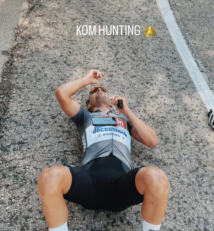 Mathieu van der Poel helpt ploegmaat Vermeersch aan prestigieuze KOM in Spanje