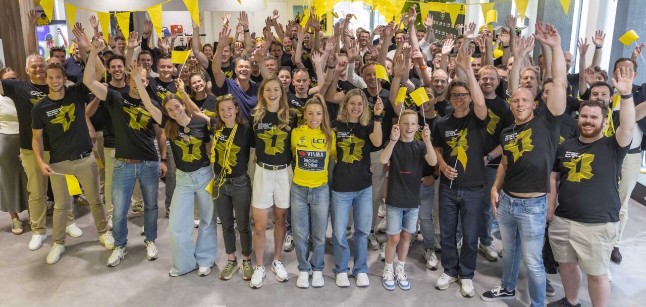 Hoofdsponsor Visma heeft samen winnen als drijfveer met wielerploeg Visma | Lease a Bike